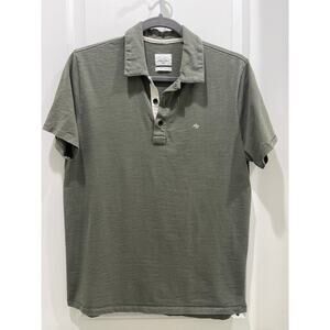 Rag & Bone Hyper Laundered Cotton Pique Polo in Sz M